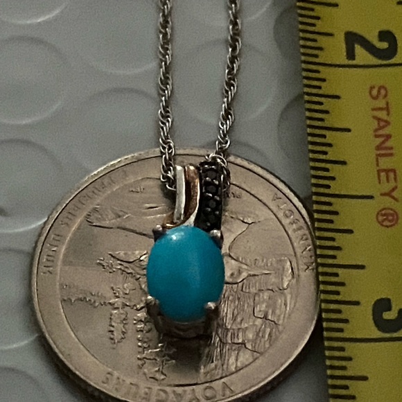 Arizona sleeping beauty turquoise necklace 1.70 - Picture 4 of 6